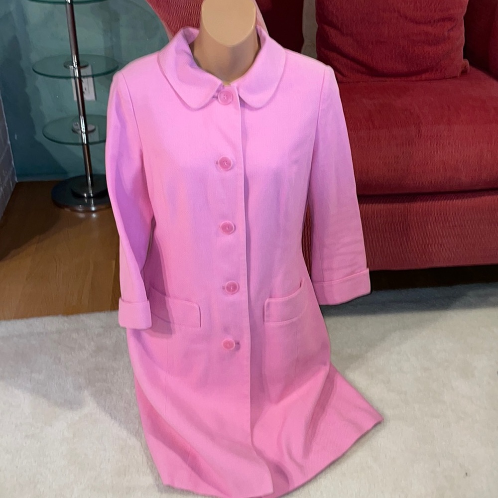 Halogen tailored 5 button long jacket with 2 front pockets (Nordstrom)